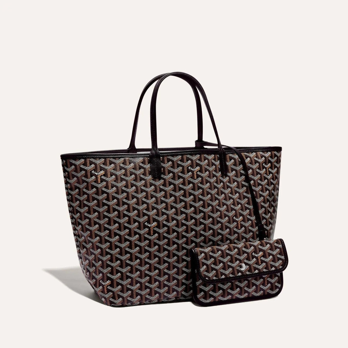 GOYARD Men's Women Saint Louis Handbag Y Full Print Casual Mother Bag Leather Shoulder Bag Tote Bags #77386