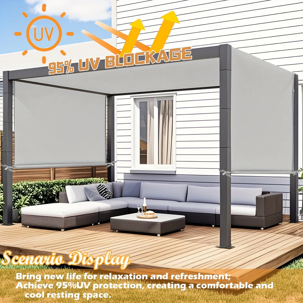 Pergola Canopy Replacement Retractable UV Block | Patio Shade Cover — image 6