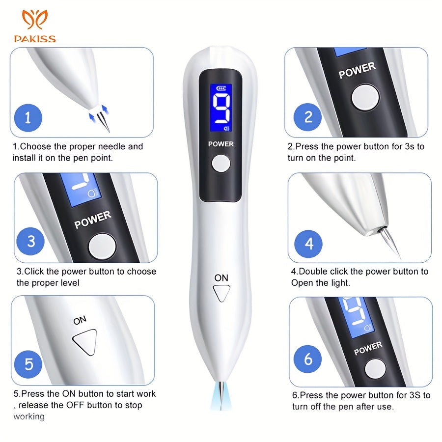 IPL Hair Removal Device 9-Level Adjustable with LCD Display – USB Rechargeable Painless Electric Epilator for Women & Men — i