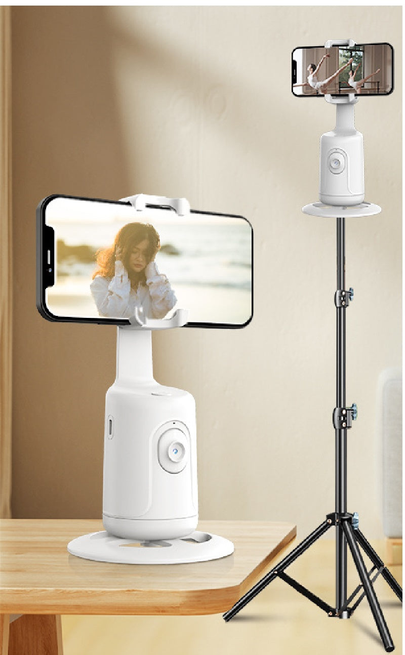 360° AI Face Tracking Gimbal - Smart Auto Phone Holder for Video, Vlog & Live Streaming