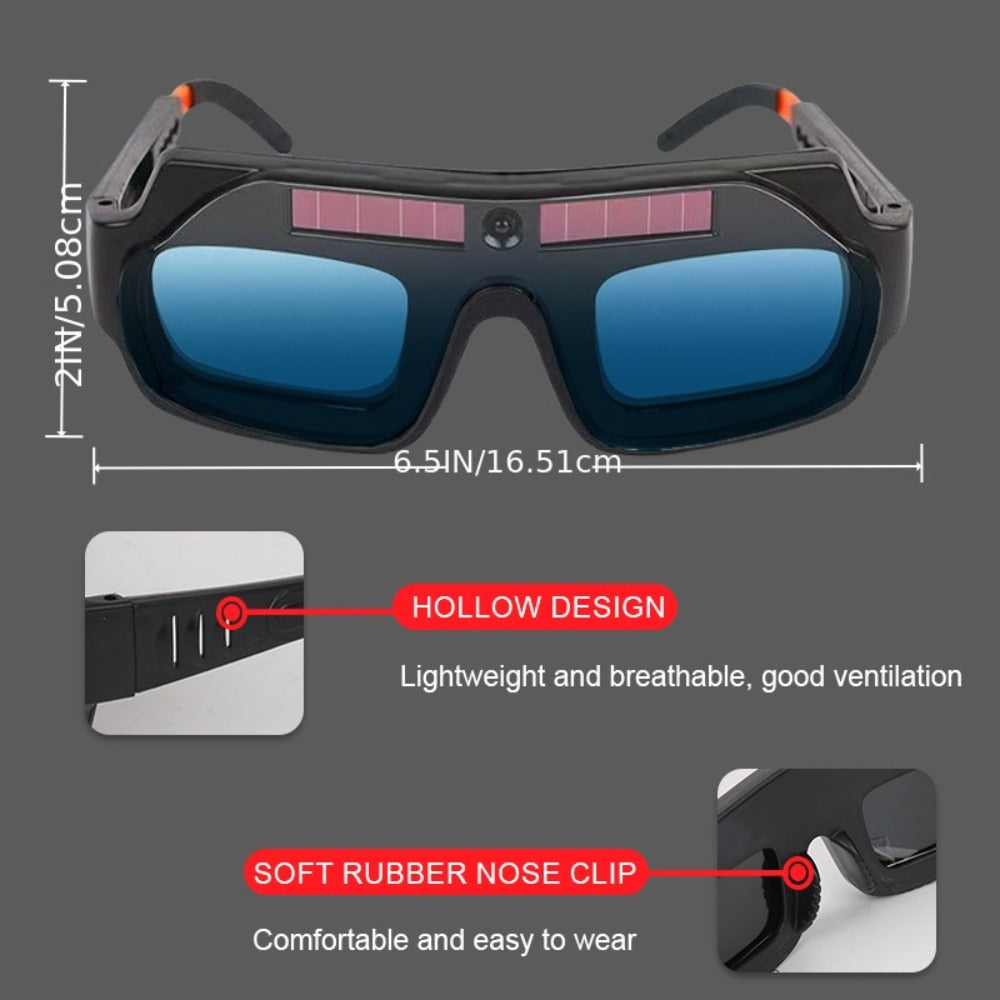 Auto-Darkening Welding Goggles True Color Lens – Anti-Glare Safety Glasses for TIG MIG MMA Plasma Welding — image 5