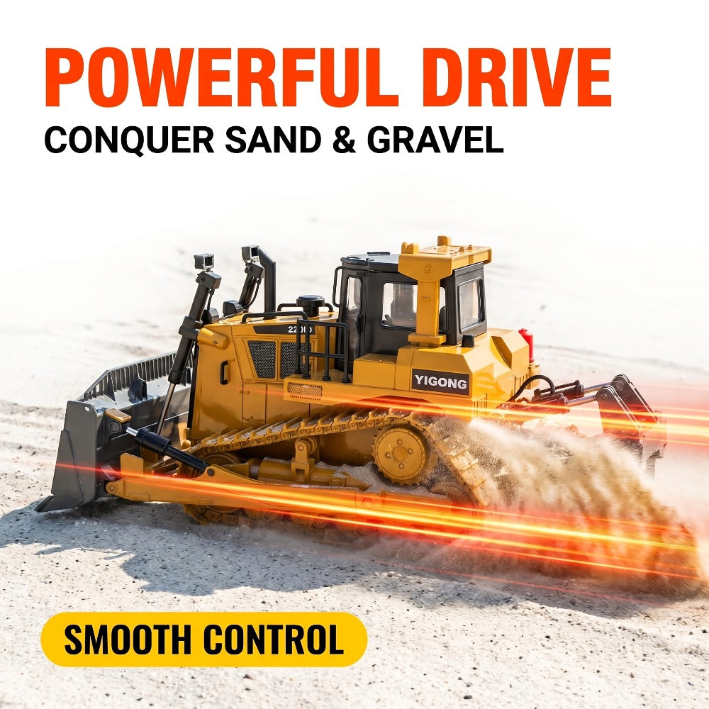 RC Engineering Vehicle Set 11-Channel 2.4GHz, 2-in-1 & 4-in-1 Remote Control Excavator Dump Truck Bulldozer — image 10