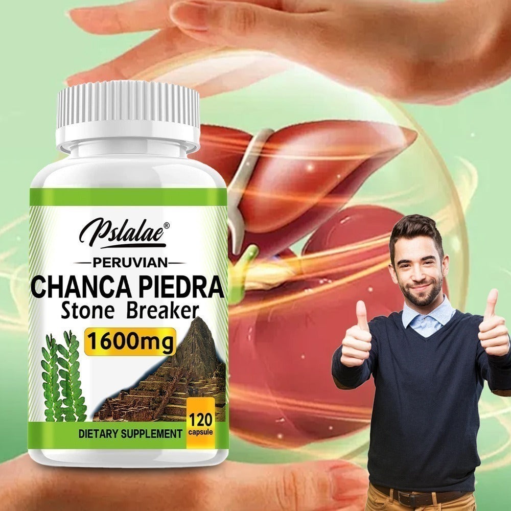 Chanca Piedra Capsules for Liver & Kidney Health, 120 Capsules Natural Urinary Tract Support Supplement — image 15