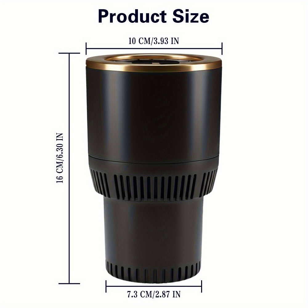 Car Cup Warmer & Cooler 2-in-1 – 12V Electric Heated & Cooled Beverage Holder for Car, Heats to 140°F Cools to 21°F — image 2
