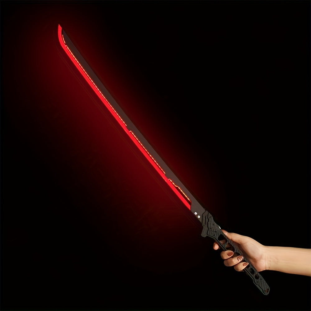 LED Cyberpunk Katana Prop 80cm Acrylic Luminous with the Listed Color, Size or Set Options for Everyday Use — image 4
