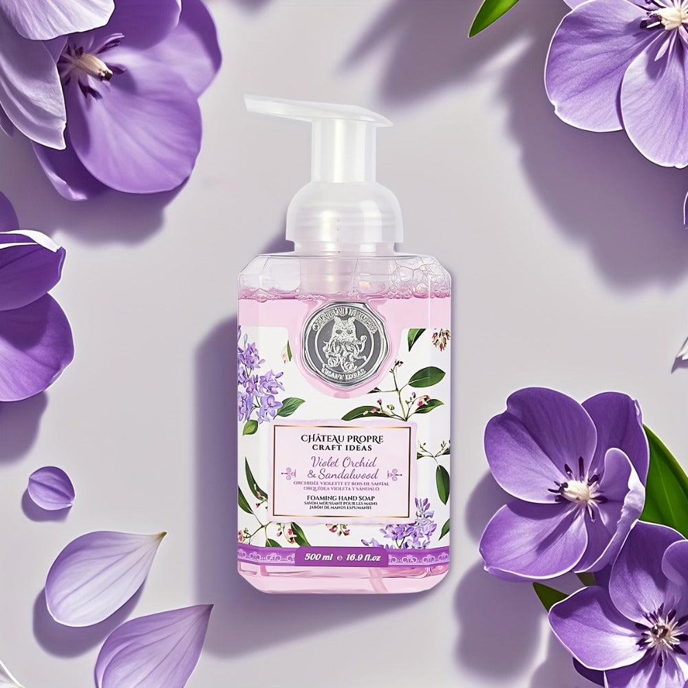 Moisturizing Foaming Hand Soap 500ml with Coconut Oil – Cruelty-Free Foam Soap for Bathroom & Kitchen | 8 Fresh Scents: Vanil