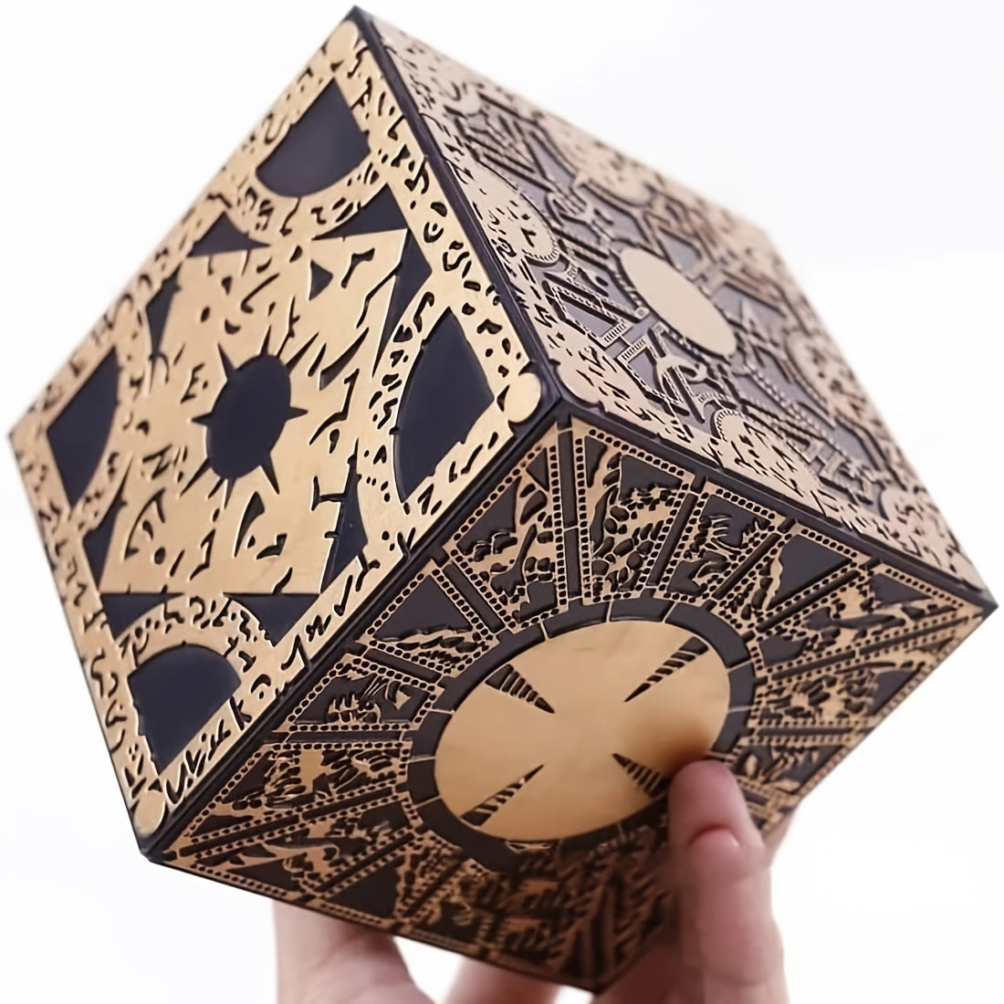 Lament Configuration Puzzle Box Cube, Functional Detachable Deformation Lock Box with Display Base — image 1