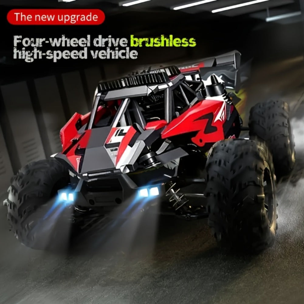 High Speed RC Off-Road Car 50km/h Remote Control Truck Tires ABS Body 2.4G Drift Racing Toy Boys Girls Birthday Halloween Gif