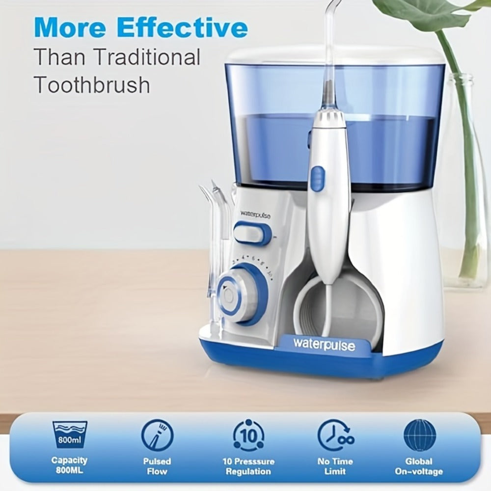 Water Flosser with Cordless Rechargeable Design, Portable Oral Irrigator in Blue or Purple for Daily Teeth Cleaning — image 2