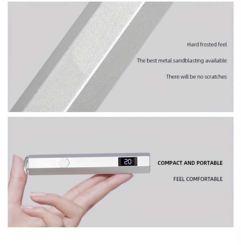 Handheld UV LED Nail Lamp with Magnetic Stand, 20/60s Timer Display, Type-C Port and Five Colors — image 16