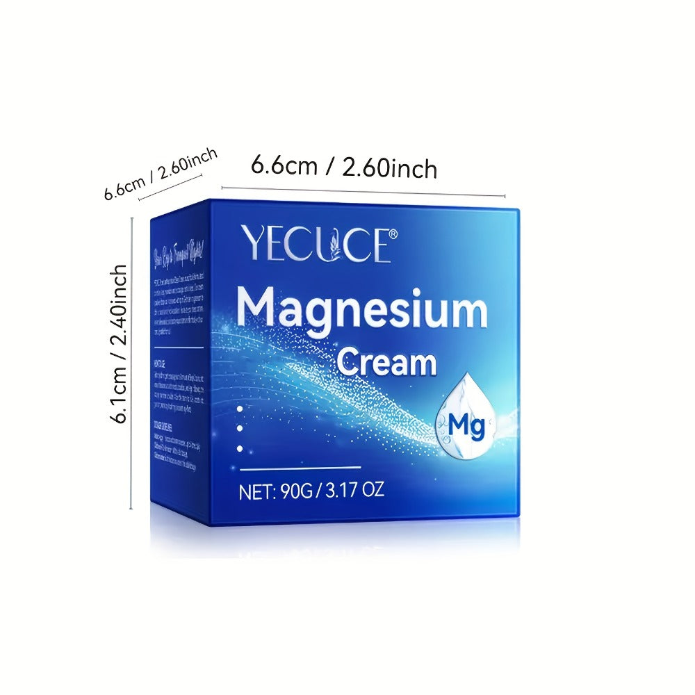 Magnesium Sleeping Cream 2-Pack 180g Each – Pure Magnesium Chloride Overnight Body Moisturizer, Alcohol-Free Dry Skin Relief 