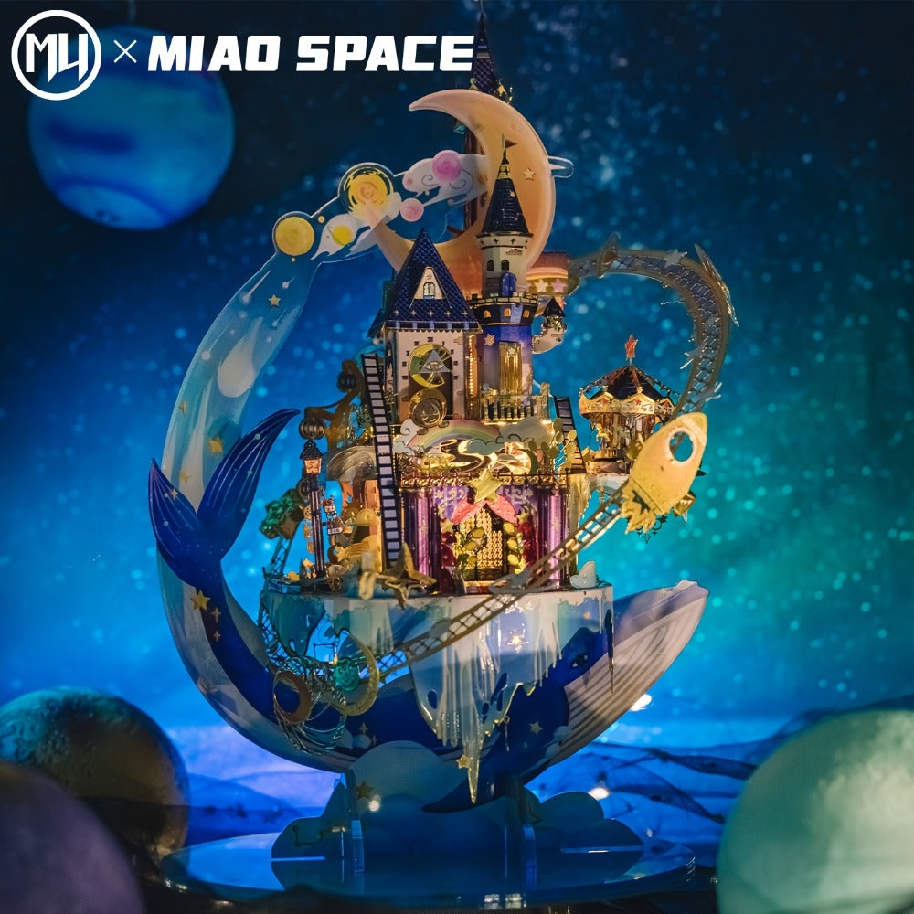 3D Metal Model Kit MU Star Playground, Handcrafted Garden Scene DIY Puzzle for Teens & Adults Ages 14+ — image 3