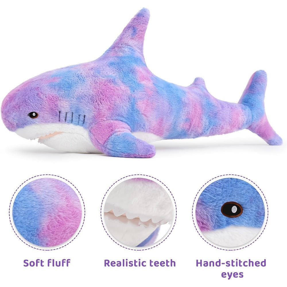 Shark Stuffed Animal Pillow, Cute Plush Throw Pillow for Couch & Kids Room, Birthday Gift for Girls — image 6