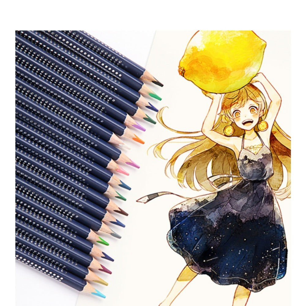 Water Soluble Colored Pencils 12 Colors Set with the Listed Color, Size or Set Options for Everyday Use — image 10