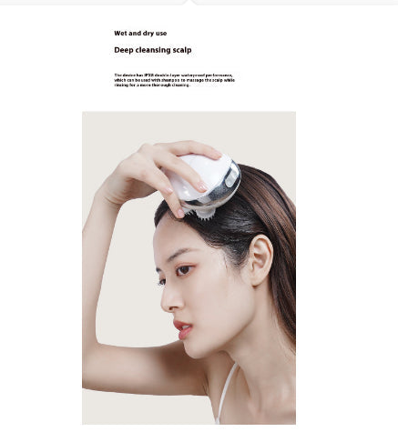 Smart Scalp & Head Massager with Soothing Heat & Red Light Technology