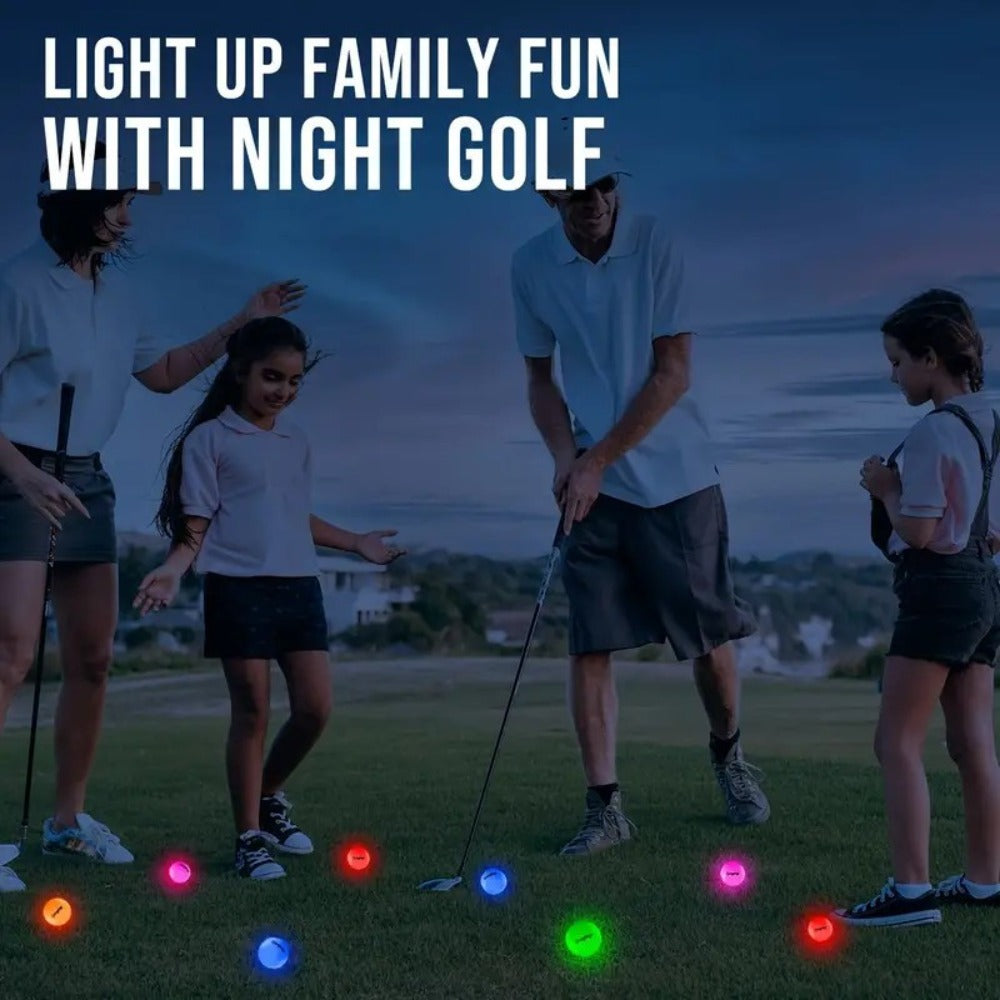 LED Golf Balls Glow in the Dark, Ultra-Bright 3-LED Night Golf Balls with 8-Min Reset Timer & Mesh Bag — image 16