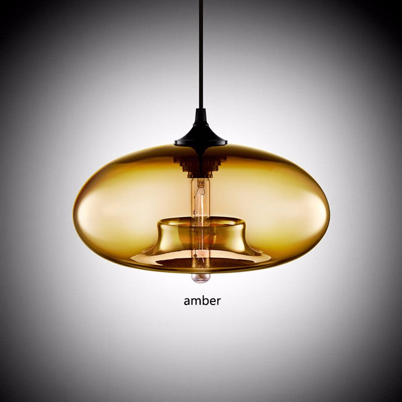 Nordic Modern Loft Pendant Lamp Glass Lustre Industrial Decor Hanging Lights Fixtures