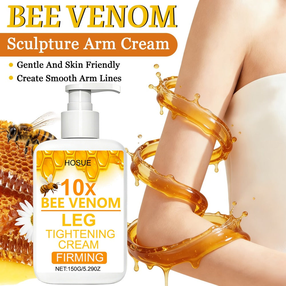Body Cream HOSUE 150g Pump Bottle with Bee Venom Ingredient Label for Arms, Thighs and Abdomen Application — image 7