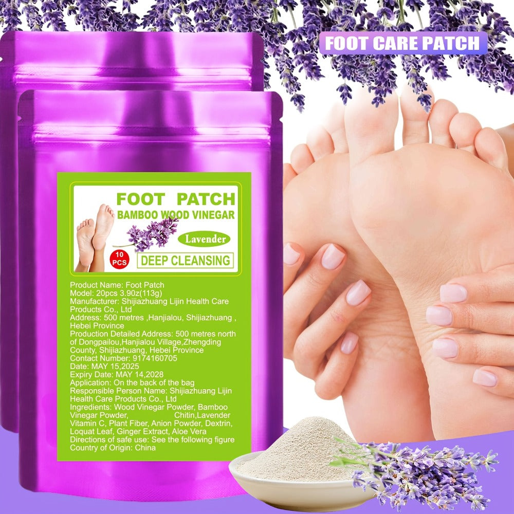 Foot Detox Pads Value Set 50pcs & 150pcs – Bamboo Vinegar & Ginger Deep Cleansing Overnight Patches, Alcohol-Free Natural Pla