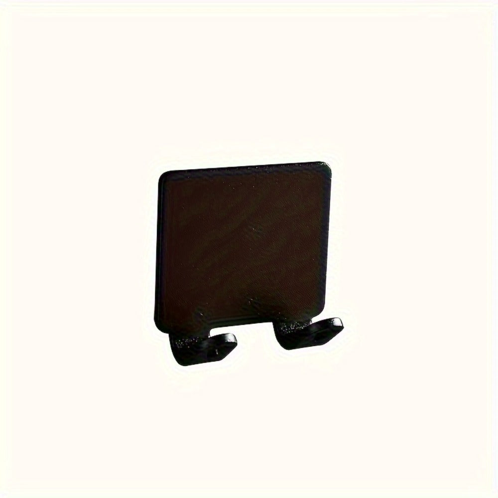 Wall-Mounted Razor Holder 5-Piece Set with Twin Hooks, Adhesive Backing and Silver or Black Options — image 6
