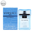 Eau de Toilette Versace Man Eau Fraiche 5ml Mini Travel Spray in Slim Clear Portable Atomizer — image 4