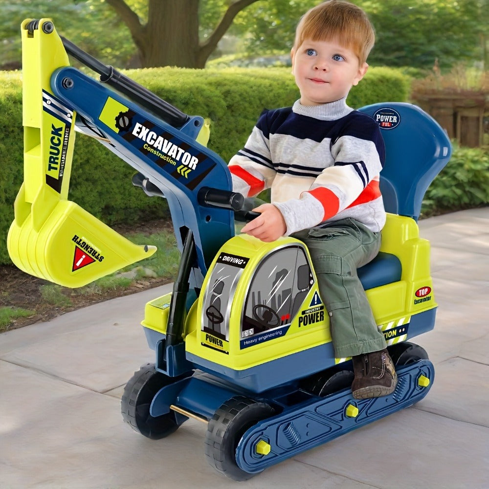 Kids Ride-On Construction Truck Large Manual-Powered Engineering Vehicle with the Listed Color, Size or Set Options for Every