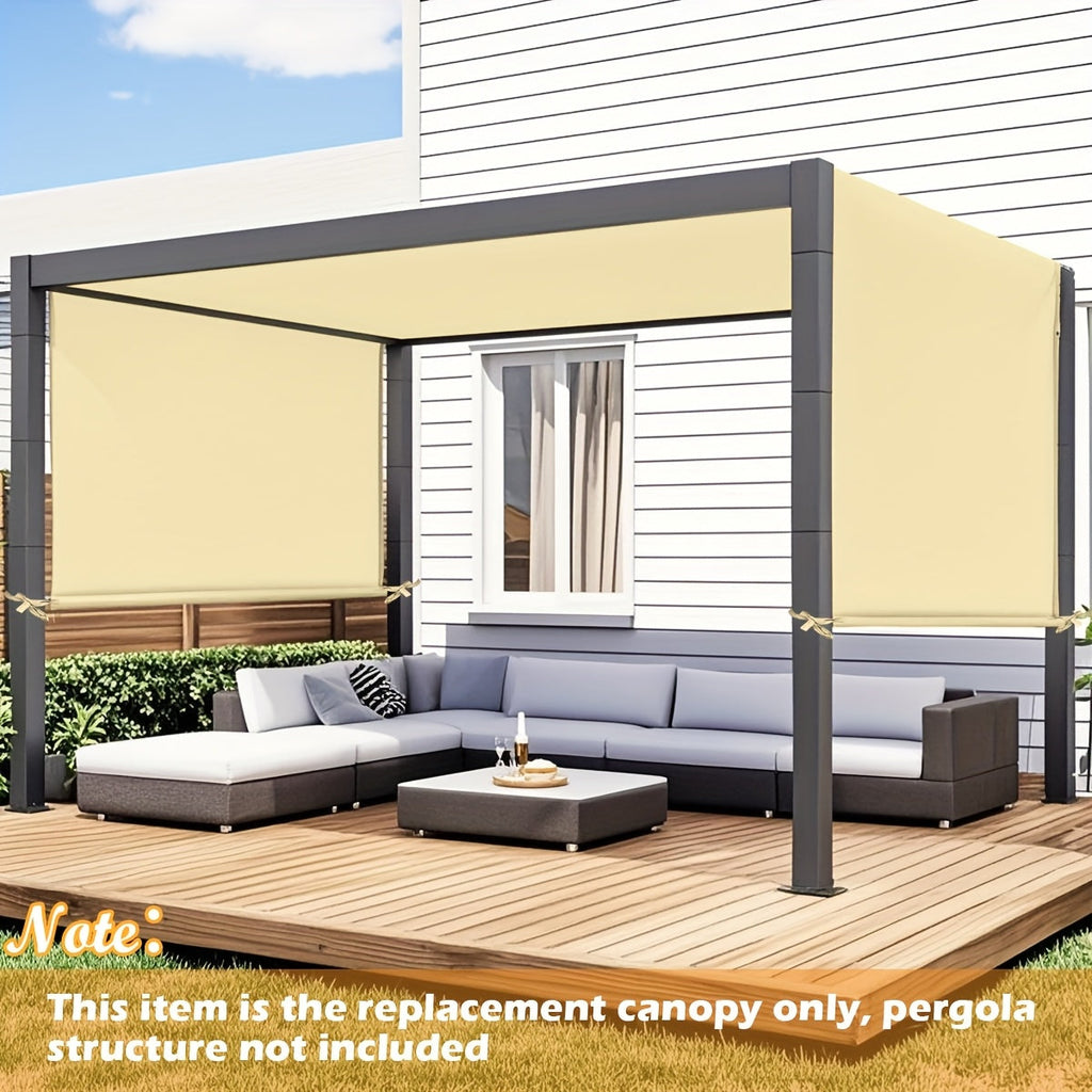 Pergola Canopy Replacement Retractable UV Block | Patio Shade Cover — image 2
