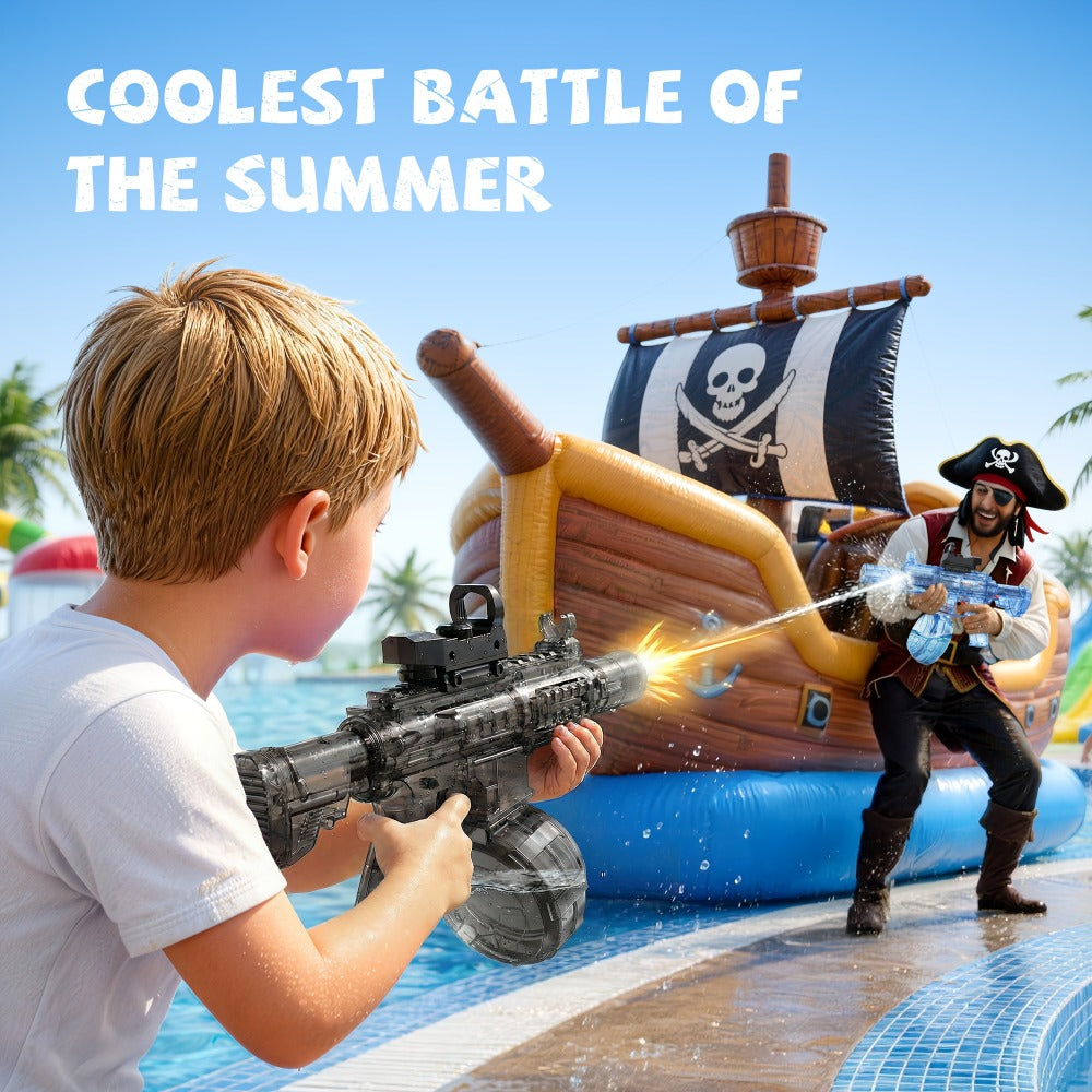 Two-Piece Electric Light-and-Sound Water Blaster Sets in 727 or 737 Models and Blue or Black Colors — image 11