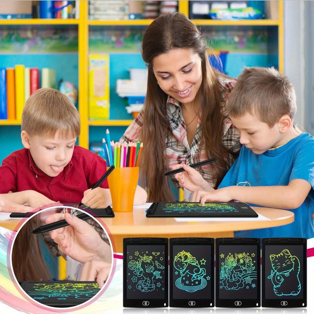 LCD Drawing Board 20 Pack for Kids 8.5 Inch Reusable Erasable Doodle Pad Electronic Writing for Parties, Celebrations and Gue