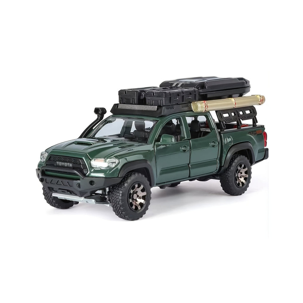 1:32 Scale Toyota Off-Road Die-Cast Model Car with Openable Doors, Zinc Alloy High-Detail Static Display Replica — image 1