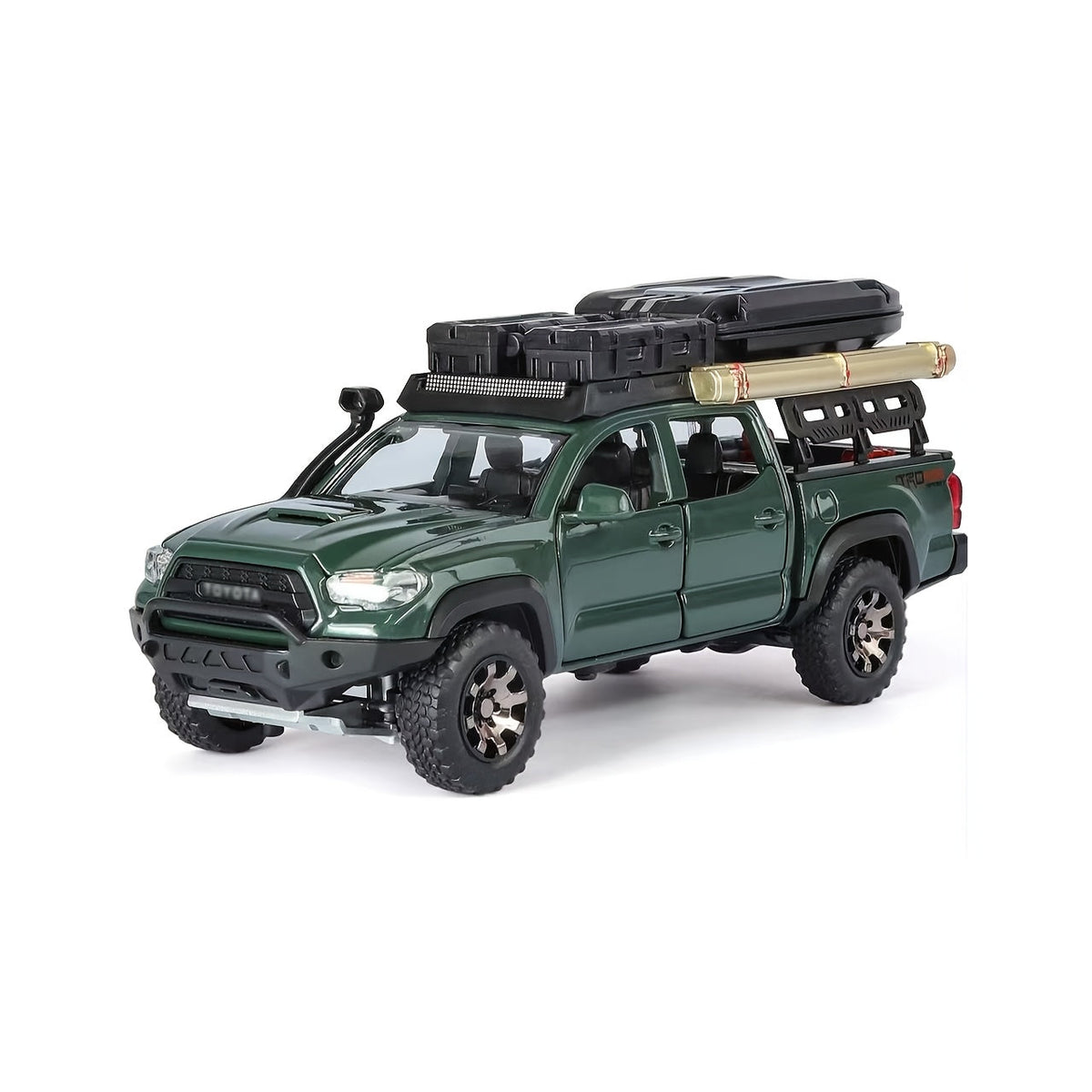 1:32 Scale Toyota Off-Road Die-Cast Model Car with Openable Doors, Zinc Alloy High-Detail Static Display Replica — image 1
