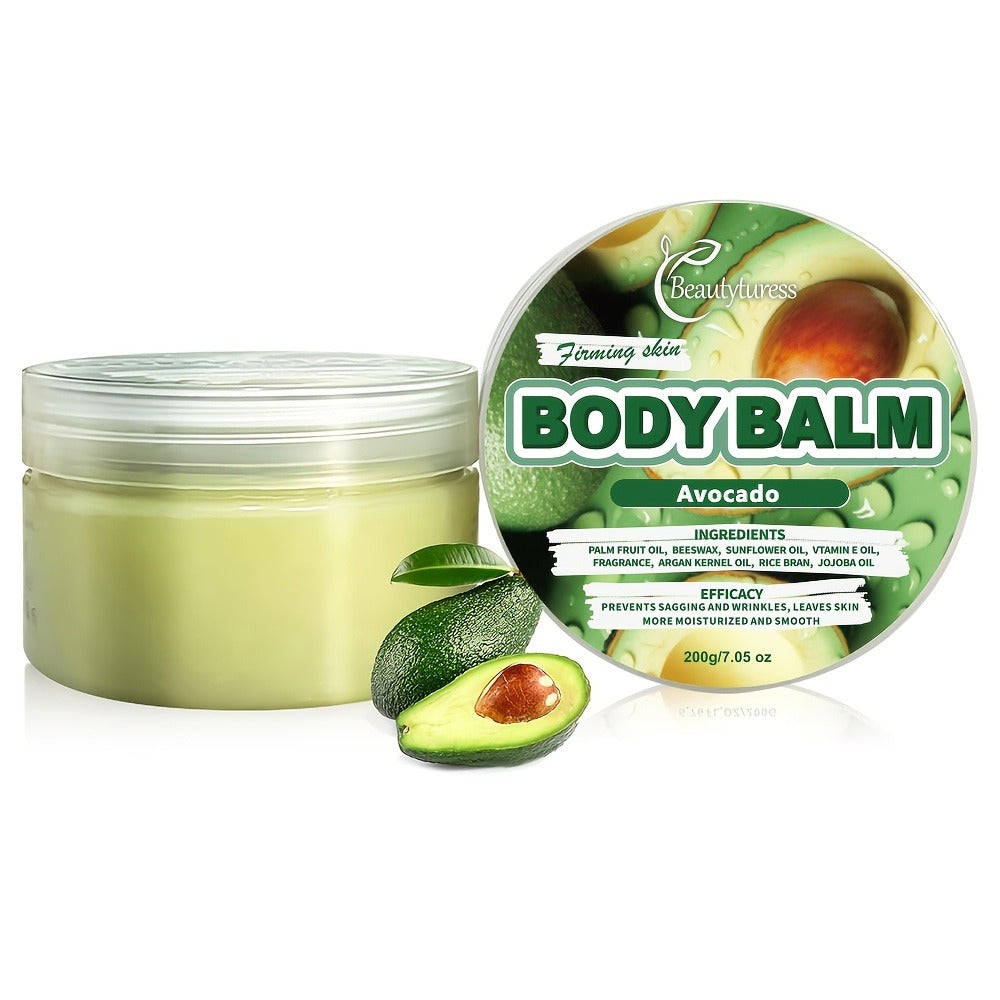 Body Butter Cream 200g Shea Butter Vitamin C Glycerin – Deep Moisturizing Body Glaze for Dry Skin Long-Lasting Hydration Hypo