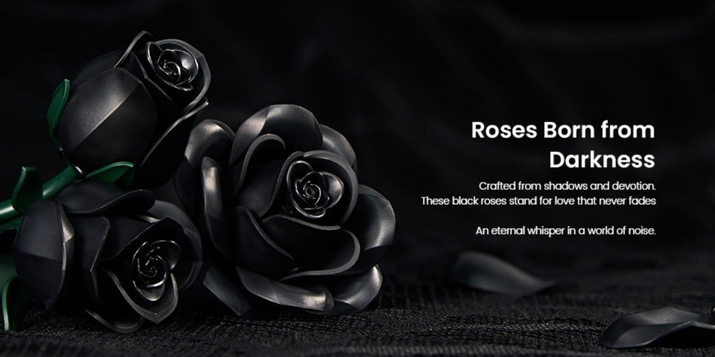 Building Block Set Black Rose Bouquet, 152-Piece Three-Flower Model with Adjustable Stems and Leaves for Display — image 13