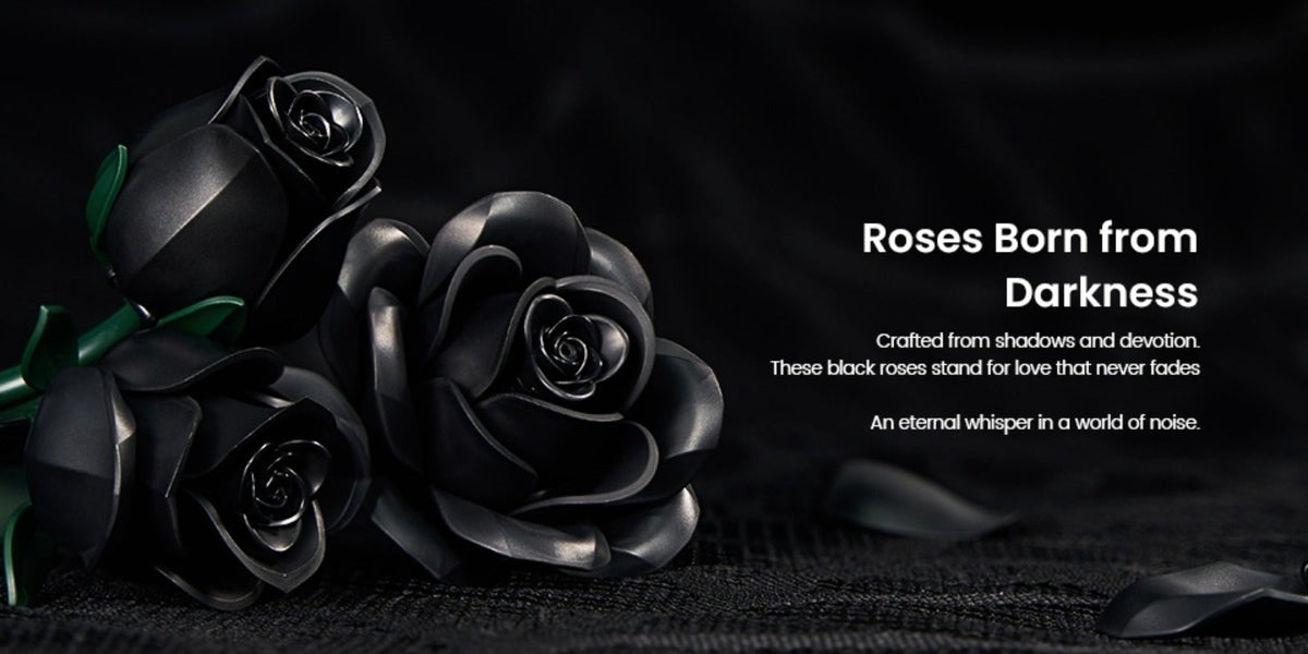 Building Block Set Black Rose Bouquet, 152-Piece Three-Flower Model with Adjustable Stems and Leaves for Display — image 13
