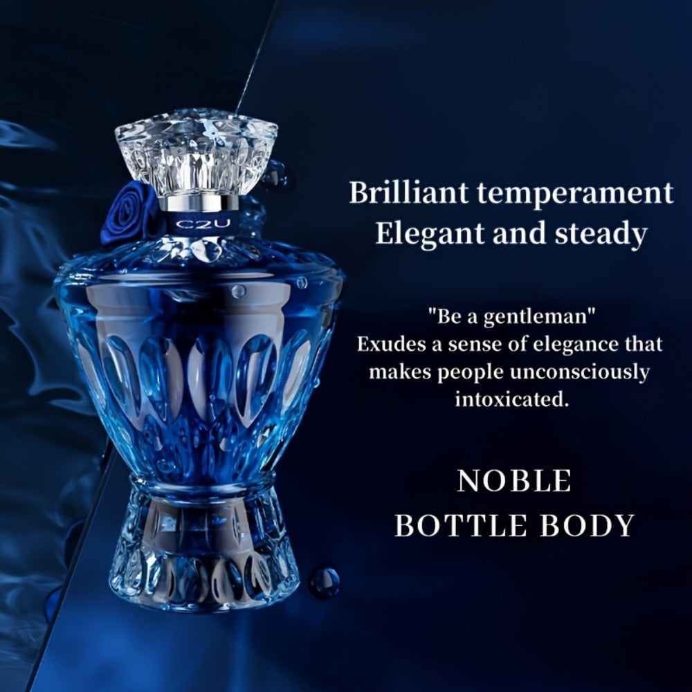 Eau de Parfum for Men 75ml in Sculpted Blue Bottle with Woody-Aromatic Source Family for Daily Wear — image 6