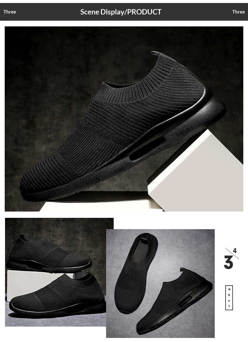 Mens Breathable Mesh Sneakers Trendy And Lightweight