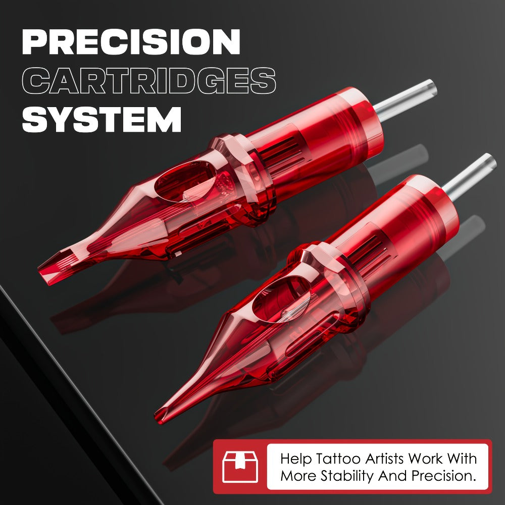 Tattoo Cartridge Needles with Neebol Label, 20 or 50-Piece #10 #12 Round Liner and RM Choices — image 12