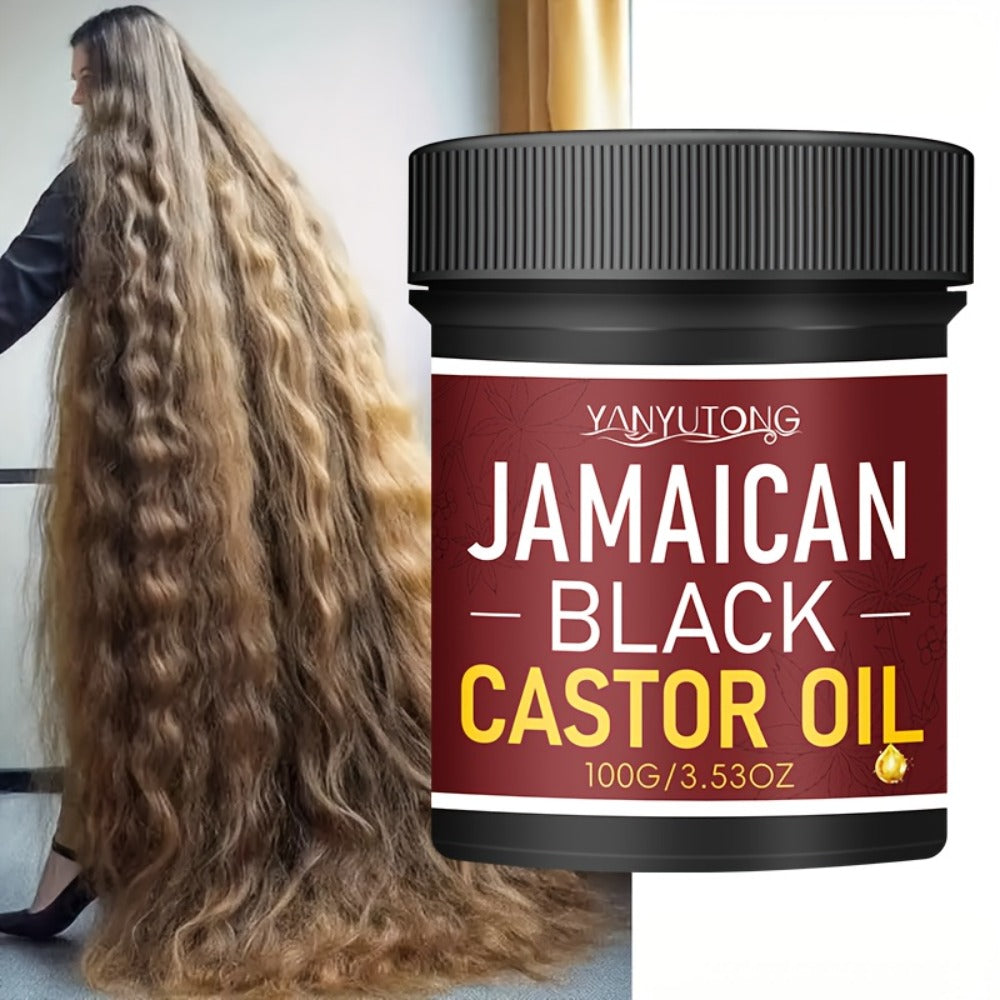 Hair Oil YANYUTONG Jamaican Black Castor 100g Red-Label Jar with Black Screw Lid for Hair and Scalp Application — image 6