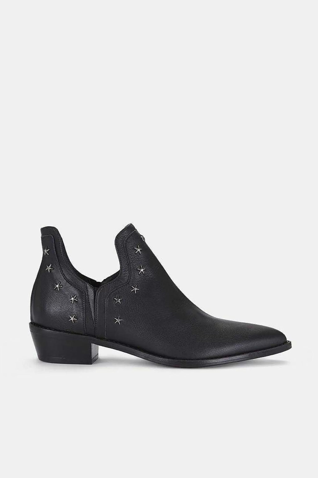 Fashion Ankle Boots With Metal Decoration Low Square Heel Large Size Ladies European And American Style