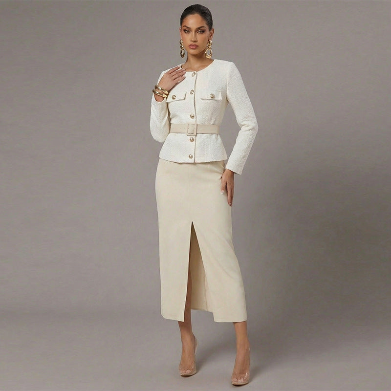 Chanel-style Coat 2025 FallWinter French Long-Sleeve Jacket For Women