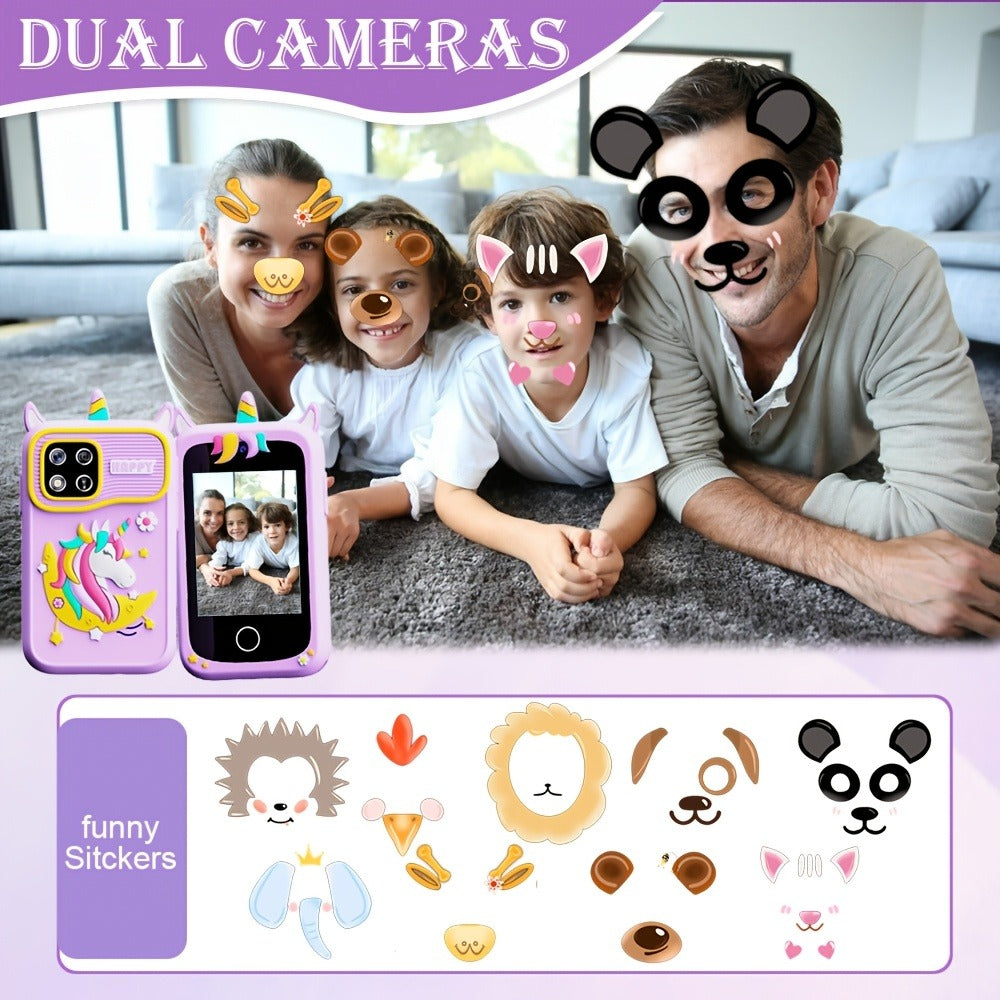 Kids Educational Smartphone Toy with 1080P HD Camera, 20 Mini-Games, Music, Stories & Habit Training — image 5