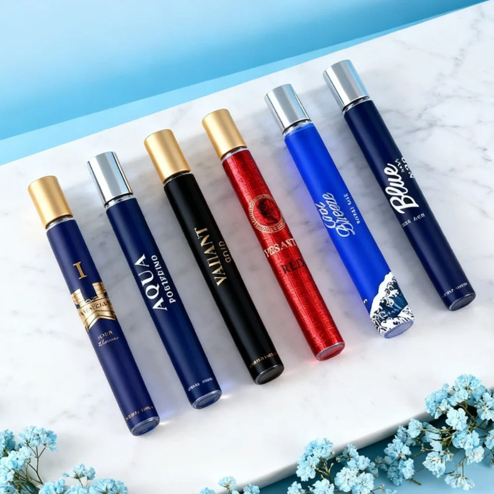Eau de Toilette Six-Piece Fragrance Spray Set for Men with 35ml Bottles in Mixed Color Boxes — image 3