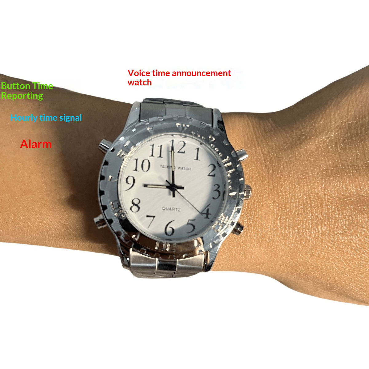Voice-activated Time-telling Watch For Seniors