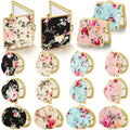 48-Piece Floral Folding Compact Mirror Set with Assorted Prints and 1X/3X Dual-View Mirrors — image 10