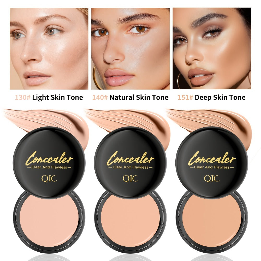 Concealer Cream Set 2pcs Full Coverage – Waterproof Matte Finish, Plant-Based Squalane, Buildable Coverage for Dark Spots — i