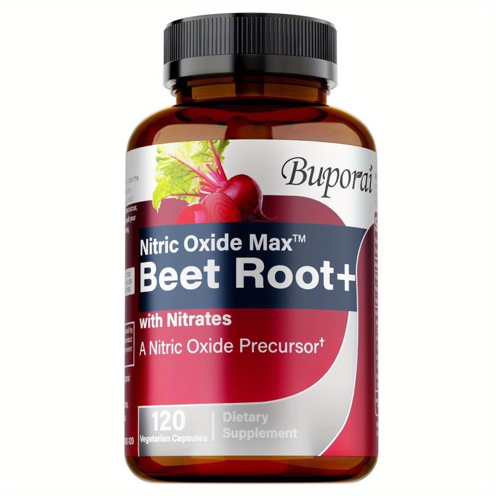 Dietary Supplement Beet Root Capsules with listed Nitrates, Black Pepper and Antioxidants, 120 Count — image 3