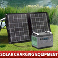 Solar Panel Charger, Foldable Portable Camping RV Power Station Laptop for Garden, Patio and Yard Use — image 3