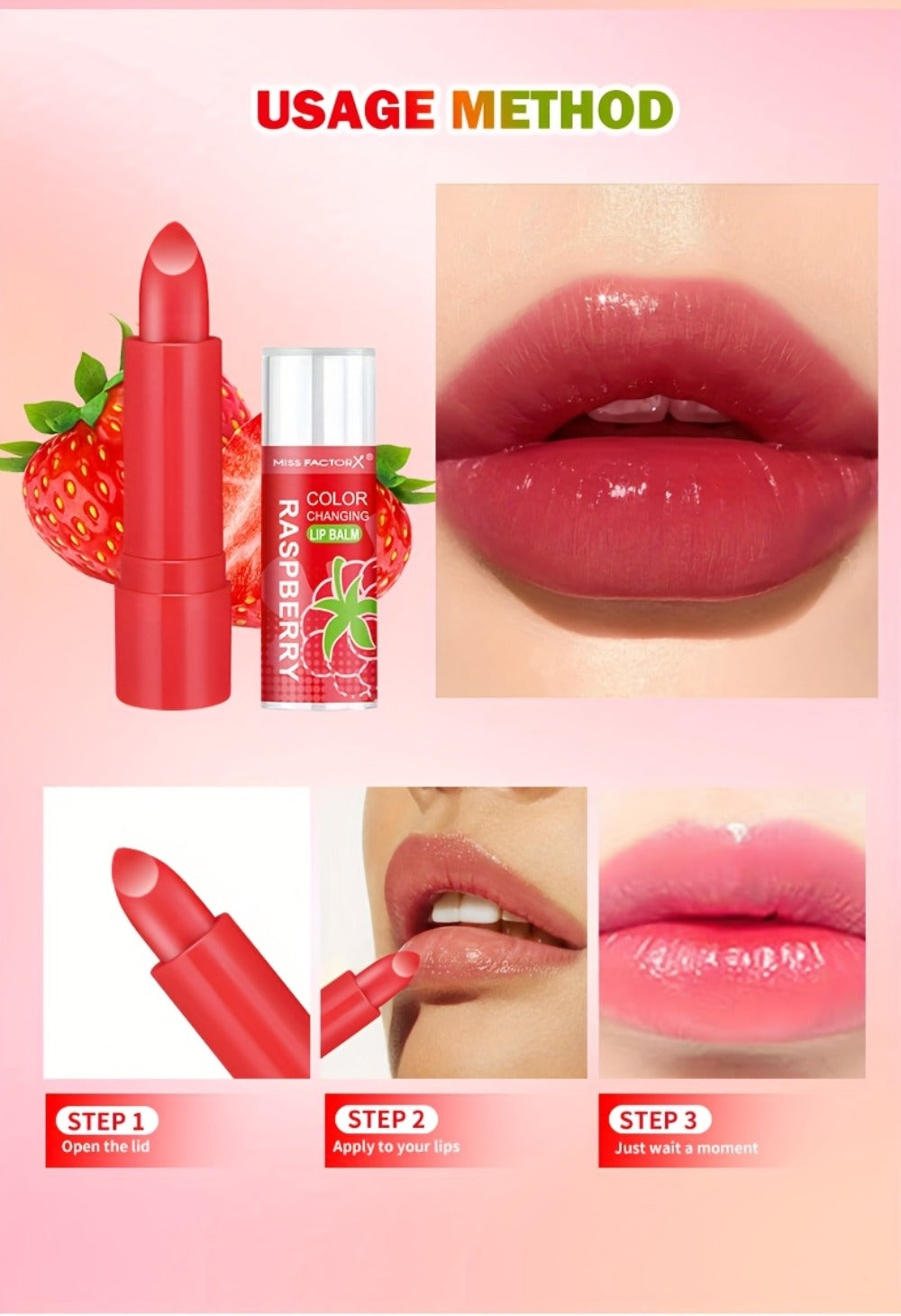 Color Changing Lipstick Set 8 Pcs, pH-Reactive Mood Lip Color, Wear, Anti-Transfer Formula — image 16