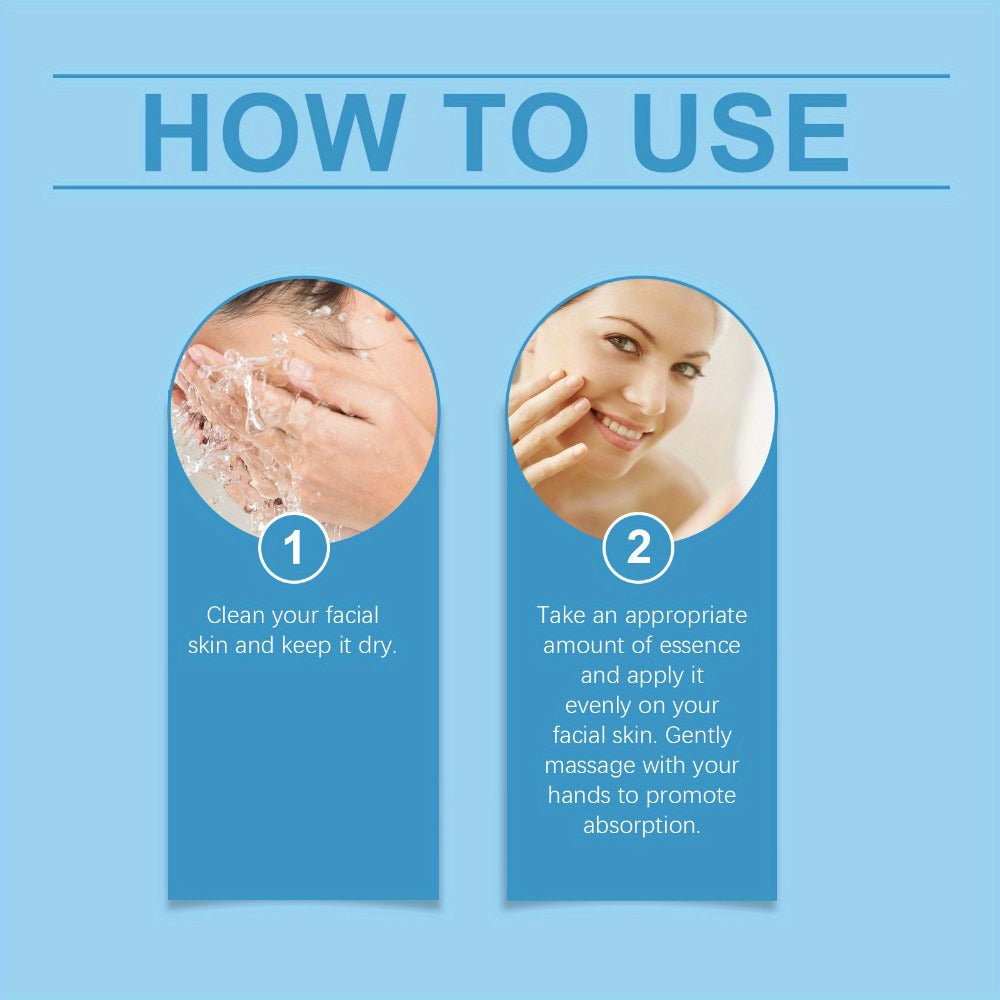 Hyaluronic Acid Collagen Elastin Micro Infusion Facial Serum 0.25mm - Microneedle Serum for Bath Time, Home Spa and Personal 