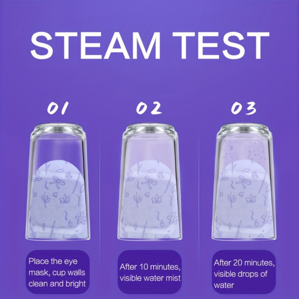 Steam Eye Mask in a Self-Heating Lavender Aromatherapy Design for Warm Compress Dry Eyes Fatigue and Strain Relief — image 15
